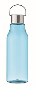 Láhev na pití, 800ml, nerezové víčko, Tritan Renew, transparentní modrá
