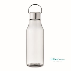 Láhev na pití, 800ml, nerezové víčko, Tritan Renew, transparentní