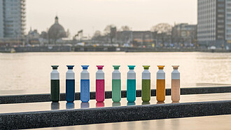 Láhev na pití DOPPER Original, 450ml, korálově červená