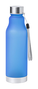 Láhev na pití z RPET, 600ml, transparentní modrá - ekologické reklamní předměty