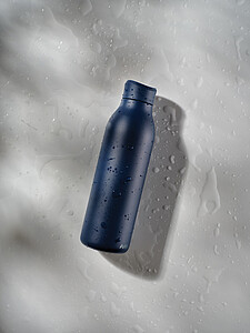 Láhev na vodu 600ml z nerezové oceli, námořní modrá