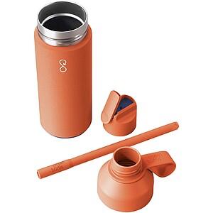 Láhev na vodu s tepelnou izolací Ocean Bottle 500ml, oranžová