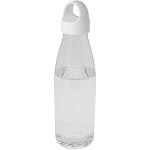 Láhev na vodu z recyklovaného plastu 800 ml, transparentní - reklamní předměty