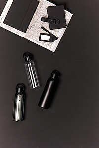 Láhev na vodu z RPET 550 ml, transparentní