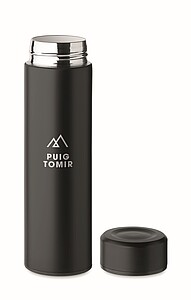 Láhev s dvojitou stěnou 500 ml, černá - reklamní předměty