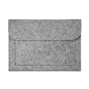 LENTINO Plstěný obal na notebook, šedý - reklamní obaly na mobily