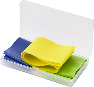 LEPORTA Set tří elastických gum ke cvičení - reklamní předměty