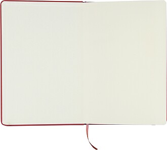 Linkovaný poznámkový blok A5, červená