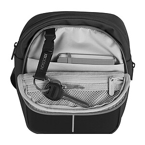 LISSORA Sportovní crossbody taška k nošení 3 způsoby, černá