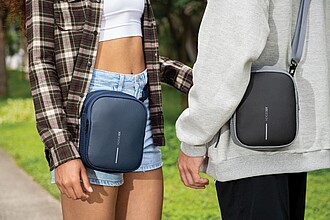 LISSORA Sportovní crossbody taška k nošení 3 způsoby, modrá