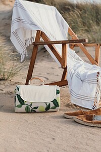 Lístečková pikniková deka 150x200cm, zelená