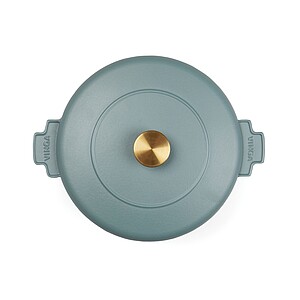 Litinový hrnec 2,5l, modrá