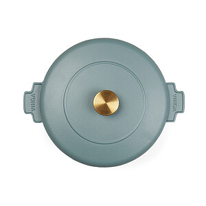 Litinový hrnec 5,5l, modrá