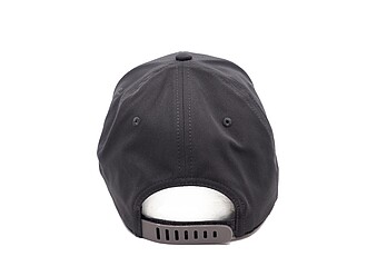 LUGARO Stylová šestipanelová kšiltovka s ozdobnou šňůrkou, šedá