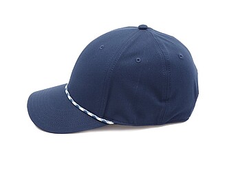 LUGARO Stylová šestipanelová kšiltovka s ozdobnou šňůrkou, tmavě modrá