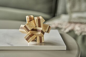 MADERA Dřevěný hlavolam, hnědá