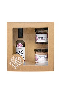 MADWIN Malá dárková sada mandlovky 0,2l, paštiky 135 g a 165 ml Winelady - reklamní předměty