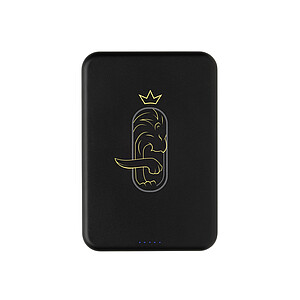 Magnetická powerbanka 10 000mAh z RCS RPET, černá