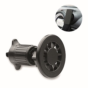 Magnetický držák telefonu, černá - reklamní předměty