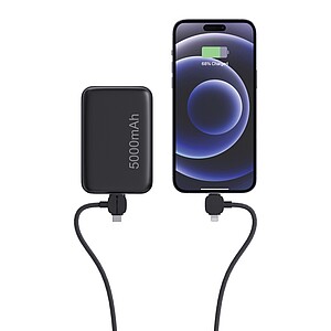 Magnetický kabel Urban Vitamin Stockton 65W z rec. TPE/PET, černá