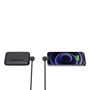 Magnetický kabel Urban Vitamin Stockton 65W z rec. TPE/PET, černá