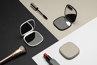 Make-up zrcátko z RCS RPET, béžová