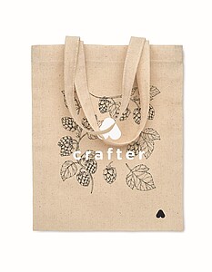 Malá bavlněná dárková taška, béžová