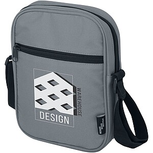 Malá taška přes rameno z recyklovaného polyesteru, šedá