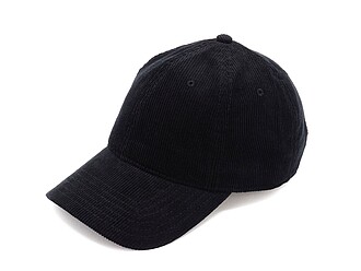 Manšestrová 6panelová kšiltovka, černá - čepice s vlastním potiskem