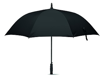 Manuální holový deštník, větru odolný, černý - reklamní deštníky