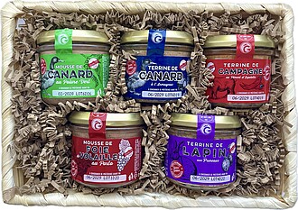 MARGAN Dárková sada terin a paštik - 5ks - reklamní předměty