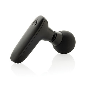 Masážní pistole z RCS RPET, černá - reklamní předměty