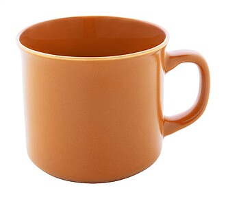 Matný vintage hrnek, oranžová