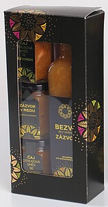 MEDZÁR - zázvorová sada, 2 x čaj, med a sirup