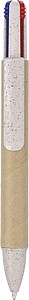 MELESIO Čtyřbarevná propiska, přírodní