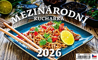 Mezinárodní kuchařka 2026, stolní kalendář