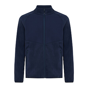 Microfleecová bunda z recyklovaného polyesteru, námořní modrá, M