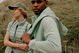 Microfleecová bunda z recyklovaného polyesteru, světle zelená, M