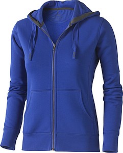 Mikina ELEVATE ARORA HOODED FULL ZIP LADIES SWEATER modrá XL