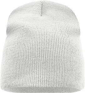 MILAZZA Zimní dvojitě pletená čepice, bílá