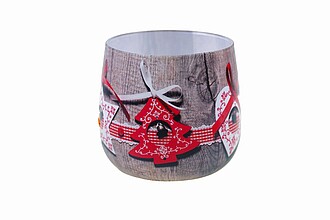 MILEIRA Dárková sada s vánoční dekou, difuzérem a svíčkou