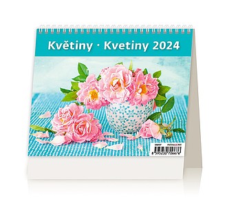 MiniMax Květiny 2026, stolní kalendář - reklamní kalendáře