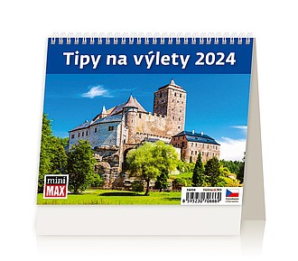 MiniMax Tipy na výlety 2026, stolní kalendář - reklamní kalendáře