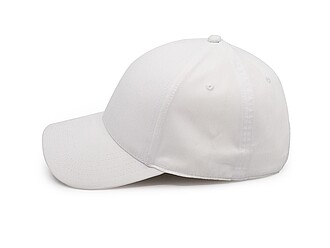 Moderní šestipanelová kšiltovka, bílá