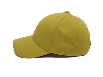 Moderní šestipanelová kšiltovka, zelenožlutá