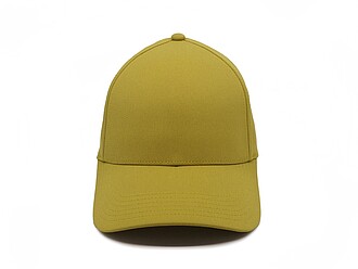 Moderní šestipanelová kšiltovka, zelenožlutá