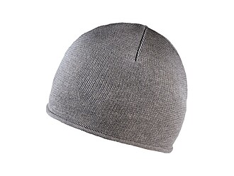 Moderní zimní kulich, šedá - zimní čepice s vlastním potiskem