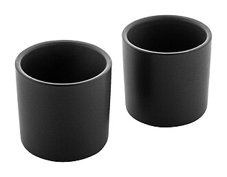 MONEA Keramická čajová sada s matným povrchem, černá