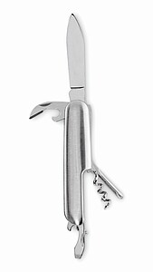 Multifunkční kapesní nůž, stříbrná