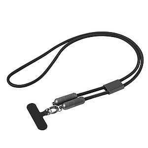 Multifunkční nabíjecí a datový kabel, černá/šedá - reklamní předměty